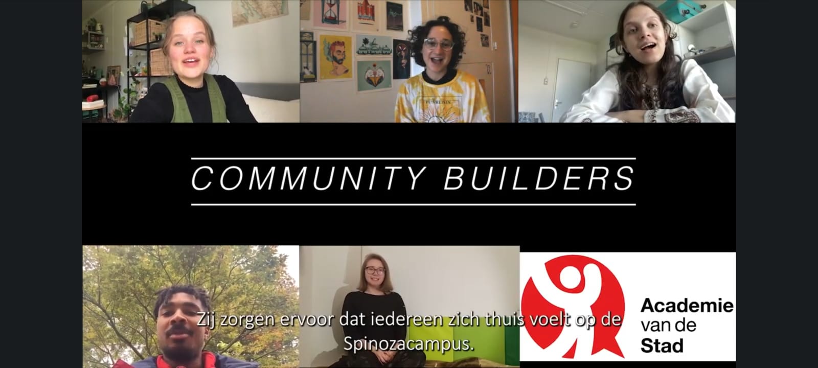 Ontmoet de Community Builders van de Spinozacampus!